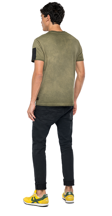 ガーメントダイコットンジャージーARMY Tシャツ 詳細画像